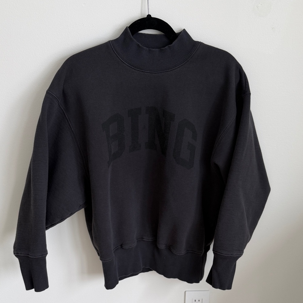 Anine Bing Charcoal Sweatshirt